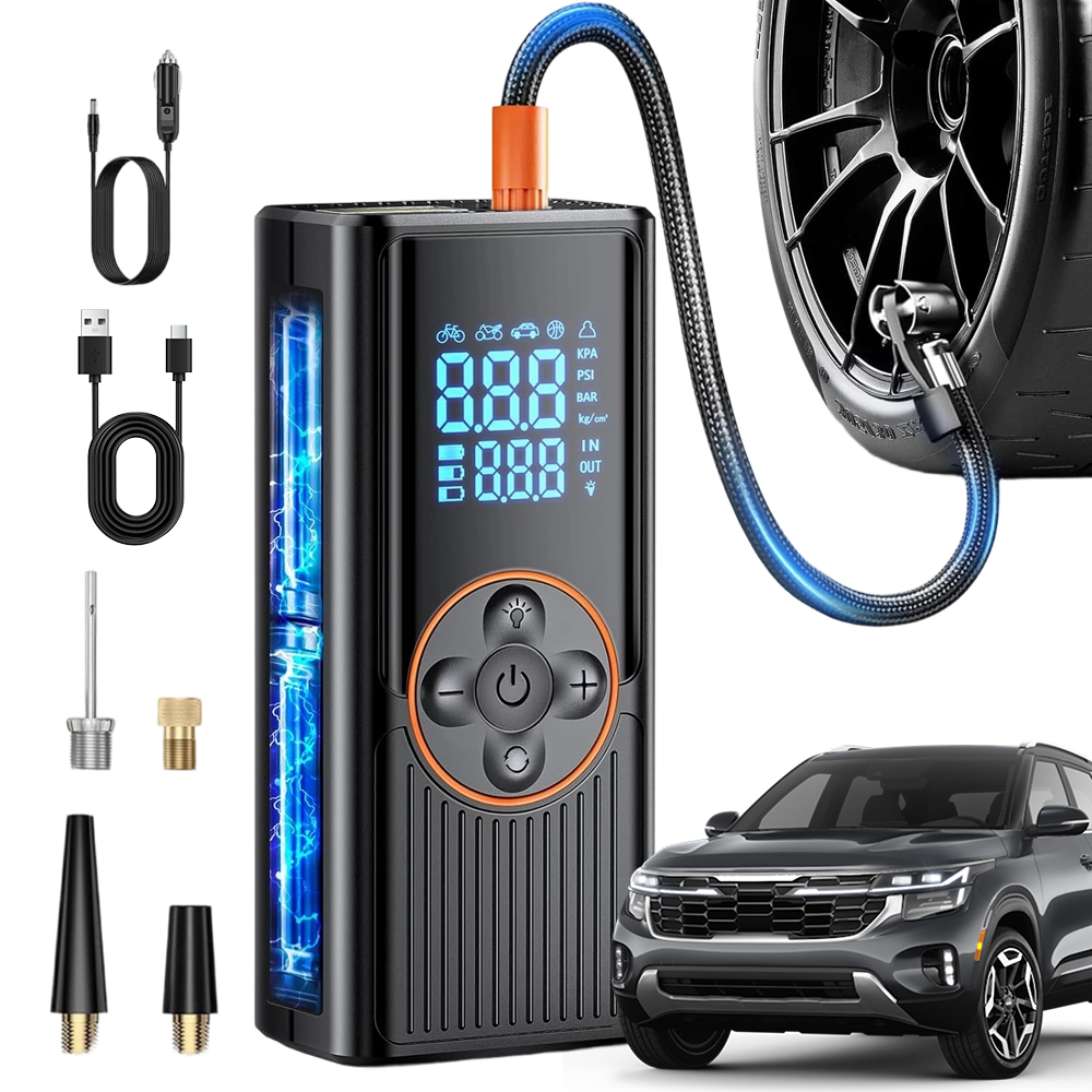 Bezdrátová Elektrická Pumpa 150 Psi Digitální Displej 5 Režimů Čerpání