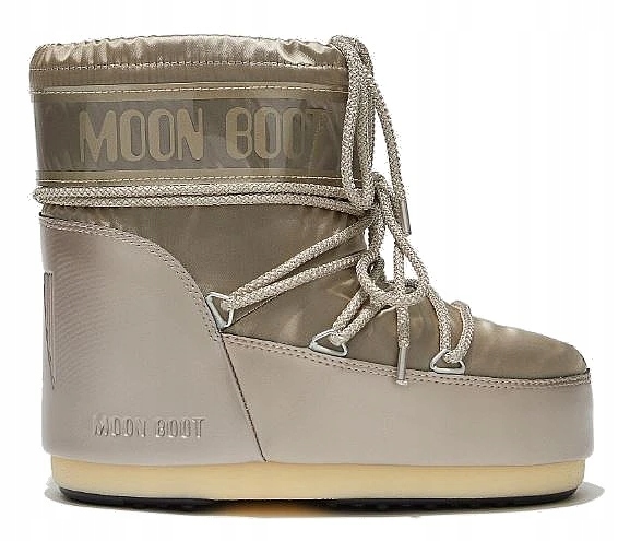 buty Moon Boot Icon Low Glance Platinum