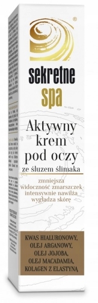 

Sekretne Spa Krem pod oczy ze śluzem ślimaka