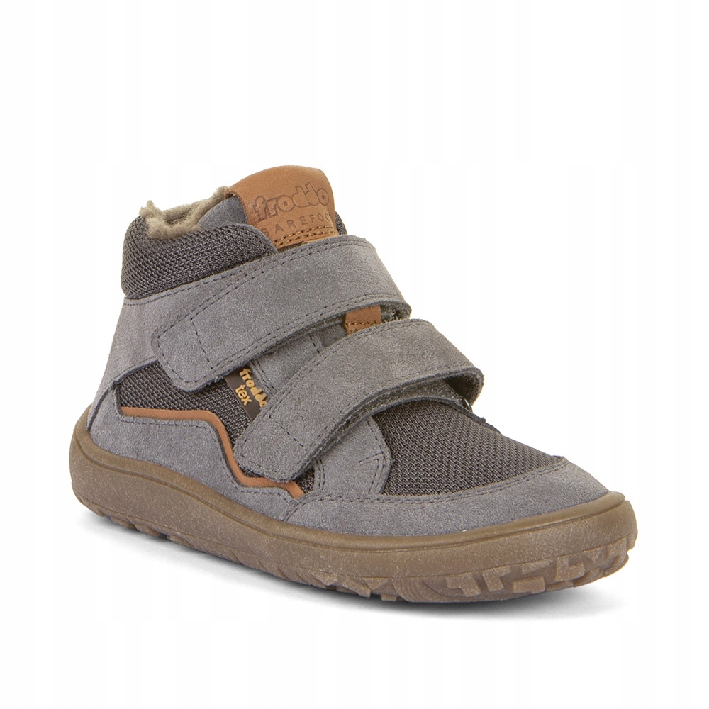 Trzewiki Froddo G3110254-3 Grey barefoot chłopięce na rzepy 23