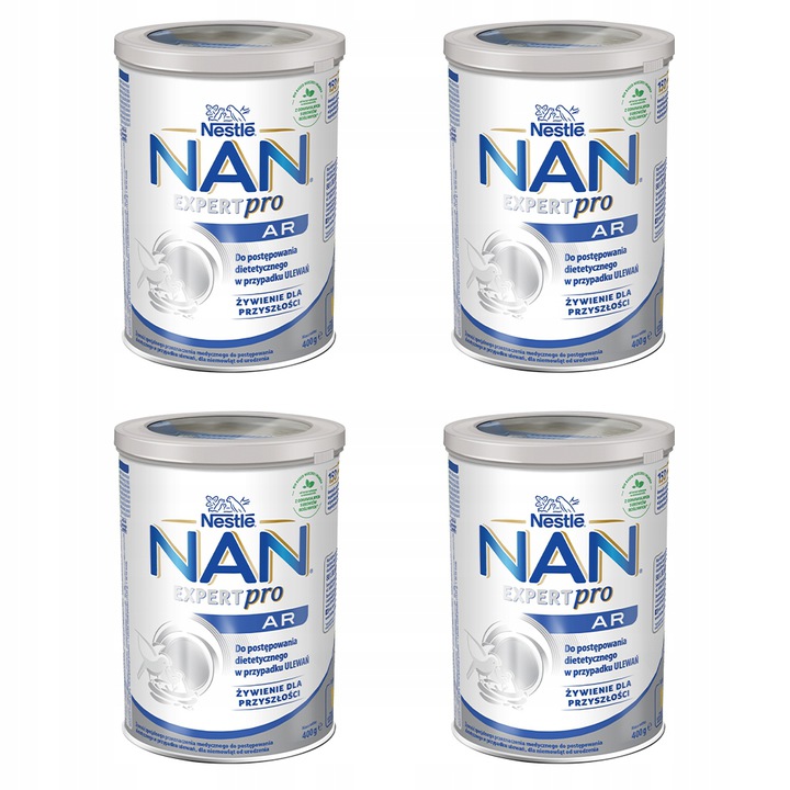 NESTLE NAN AR ulewanie 4x400g