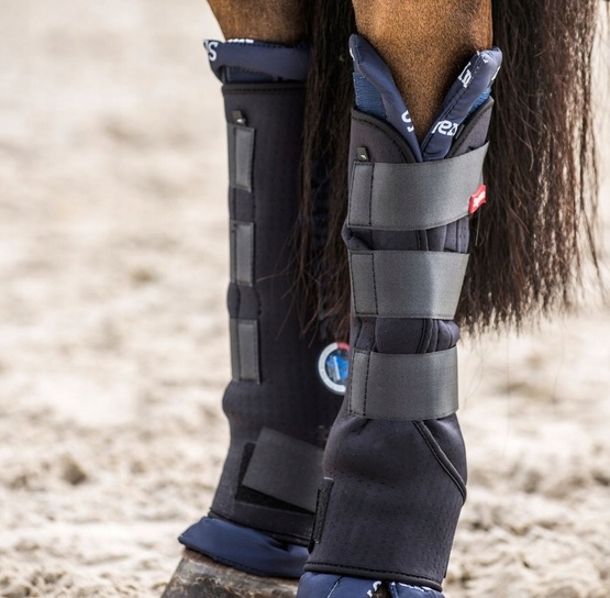 Horze Supreme, Ochraniacze stajenne Pro, tyły Full czarny