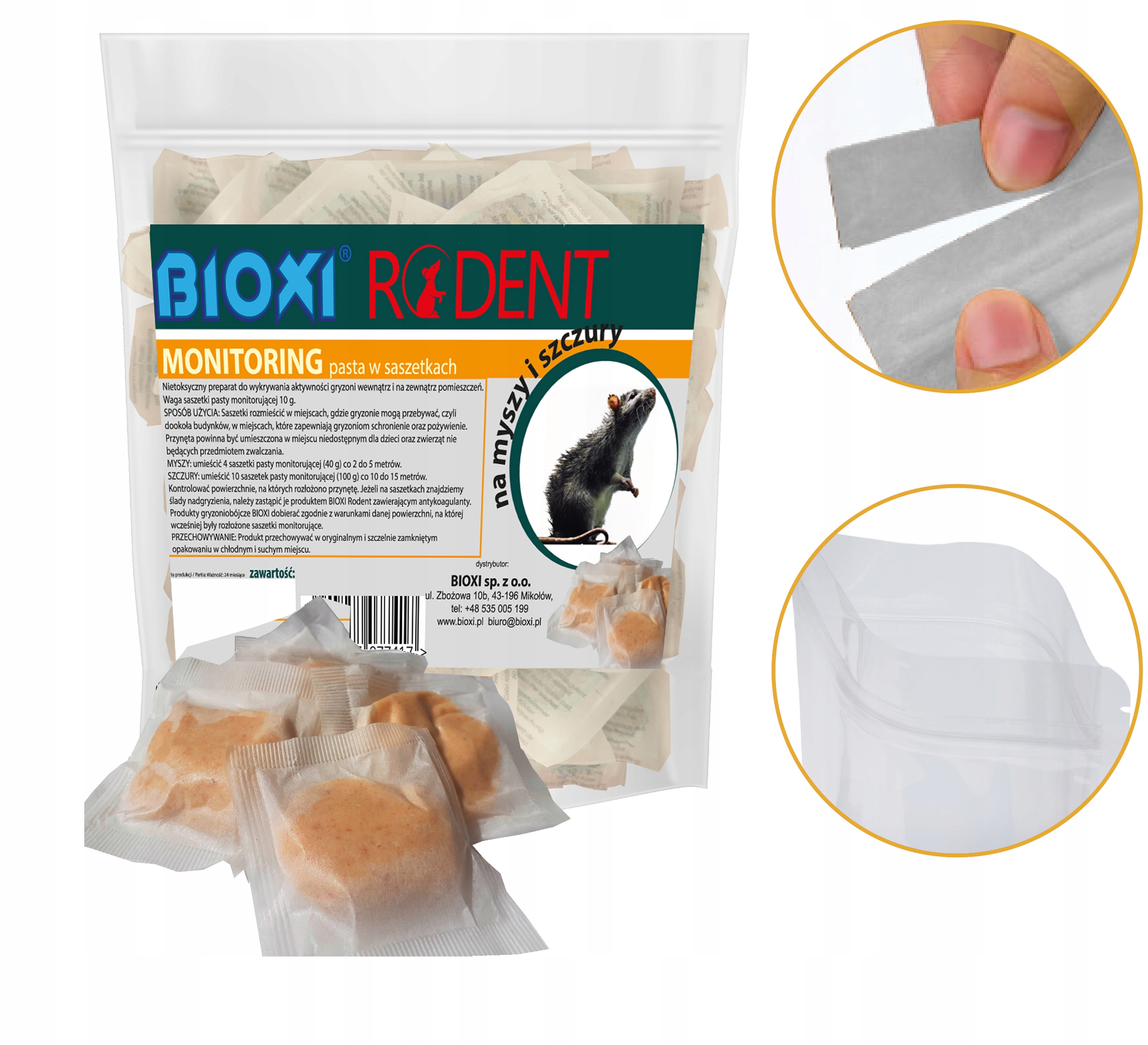 

Skuteczny Wabik Przynęta Na Myszy Szczury Kuny 1kg