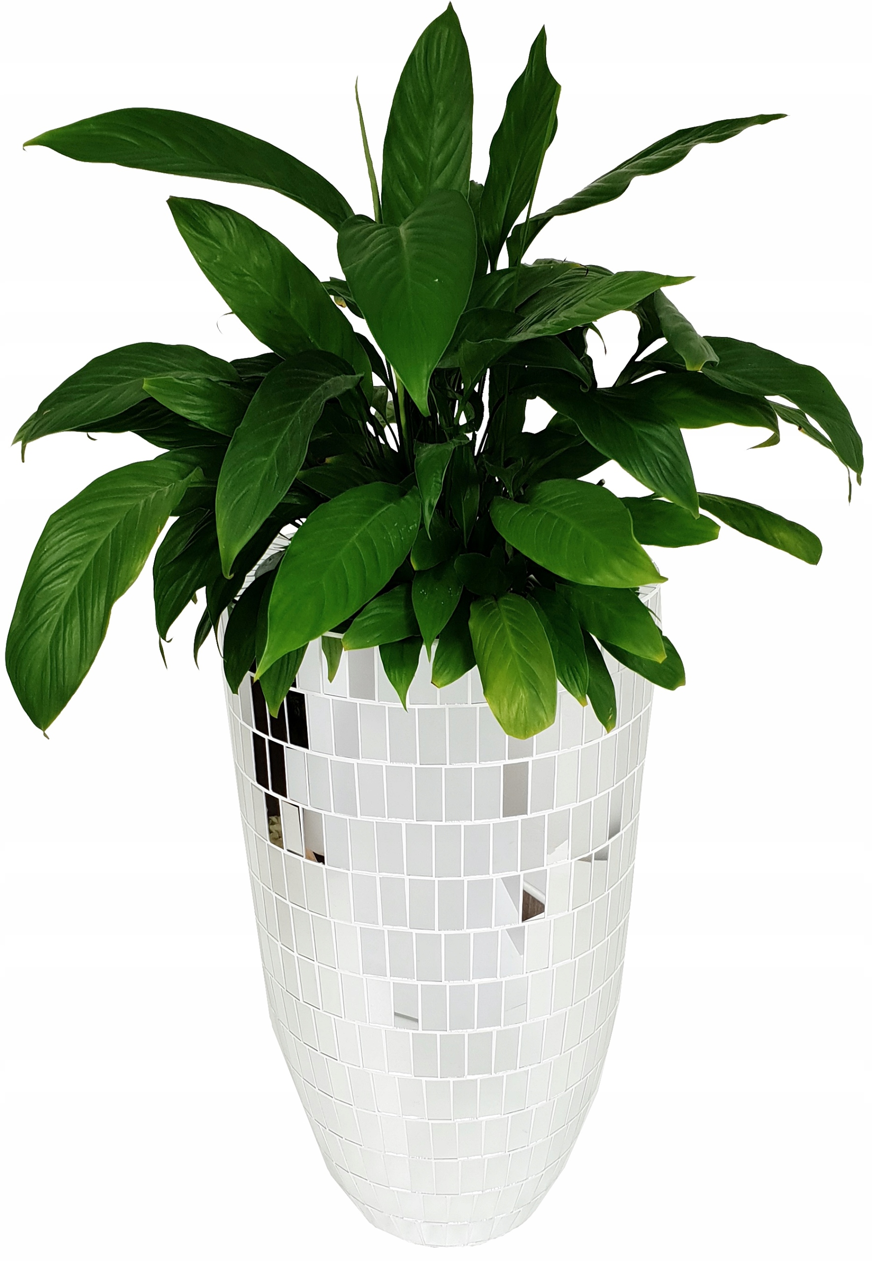 LUSTRZANA DONICA LUSTRO SREBRNA wys 60 cm XL HIT! Marka Madex