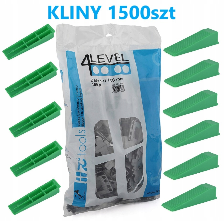4LEVEL Klinky Na Vyrovnávanie Dlaždíc 1500ks 4-12mm Pre Raimondi Kubala Solid