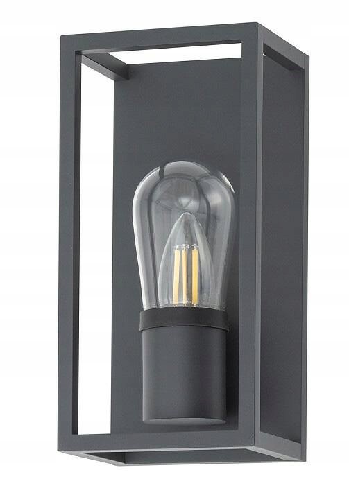 Nástenná lampa do izby domu Vonkajšie nástenné svietidlo Margot Čierna 1xE14 IP54