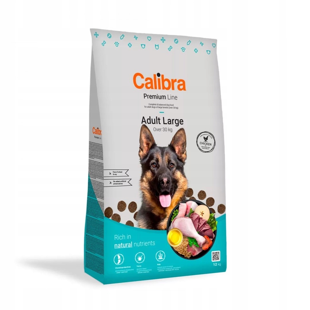 Levně Calibra Dog Premium krmivo pro dospělé psy s velkým krmivo 12 kg