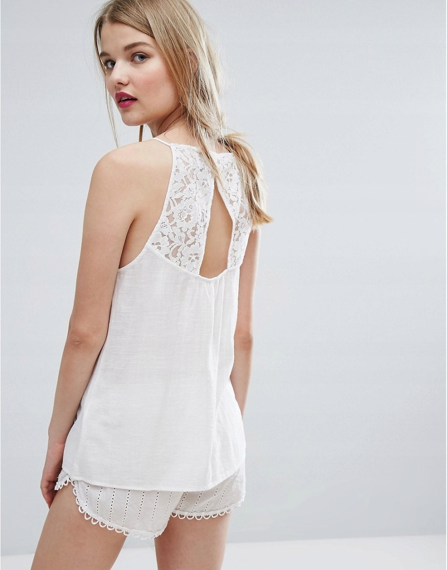 VILA TOP Z KORONKĄ ROZMIAR M 460 Marka Vila