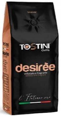Káva zrnková směs Tostini Caffe arabica robusta Desiree 1000 g