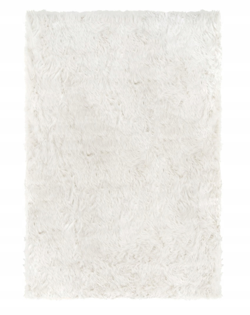 Dywan Pluszowy Miękki Puszysty Shaggy Do Salonu Pomaire Biały 200x290 cm