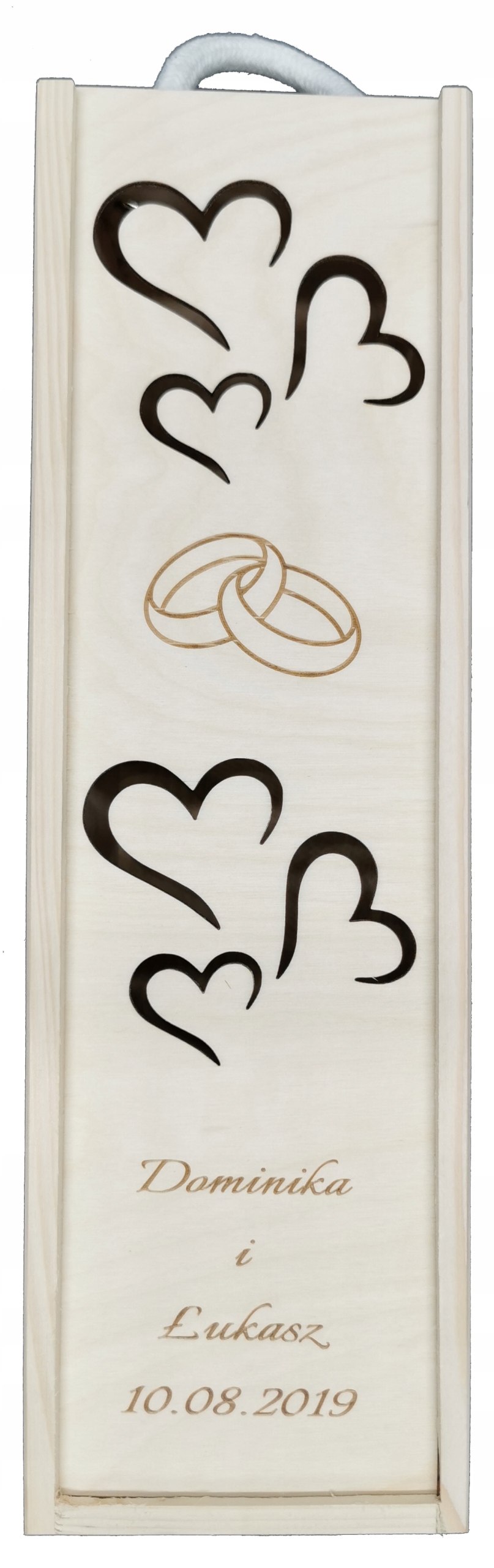 

Prezent Na Ślub Skrzynka Pudełko Na Wino Alkohol