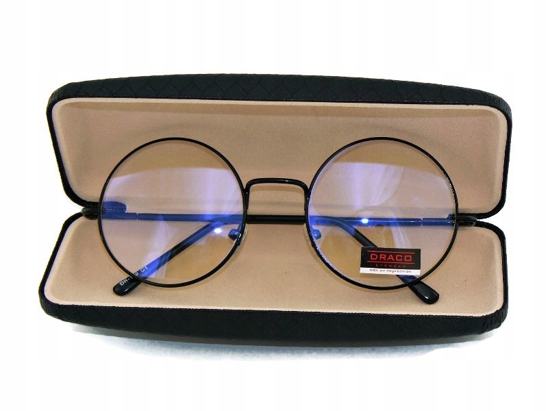 

Okulary Antyrefleksy Blue Light Komputera Okrągłe