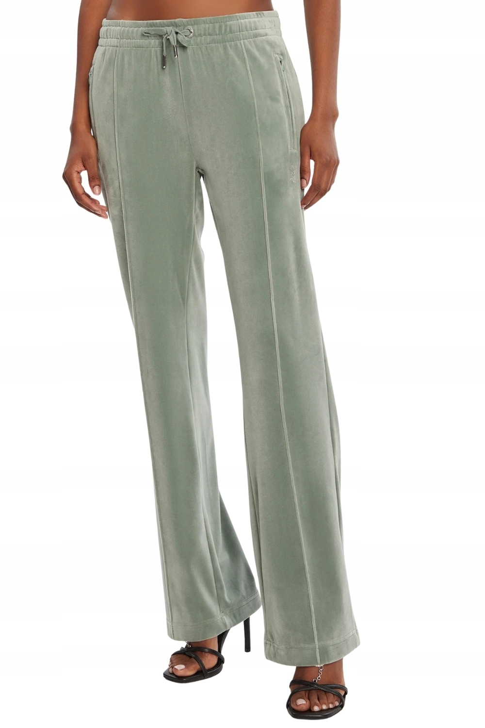 Juicy Couture Zelené dámské kalhoty s zirkony Tina Xs