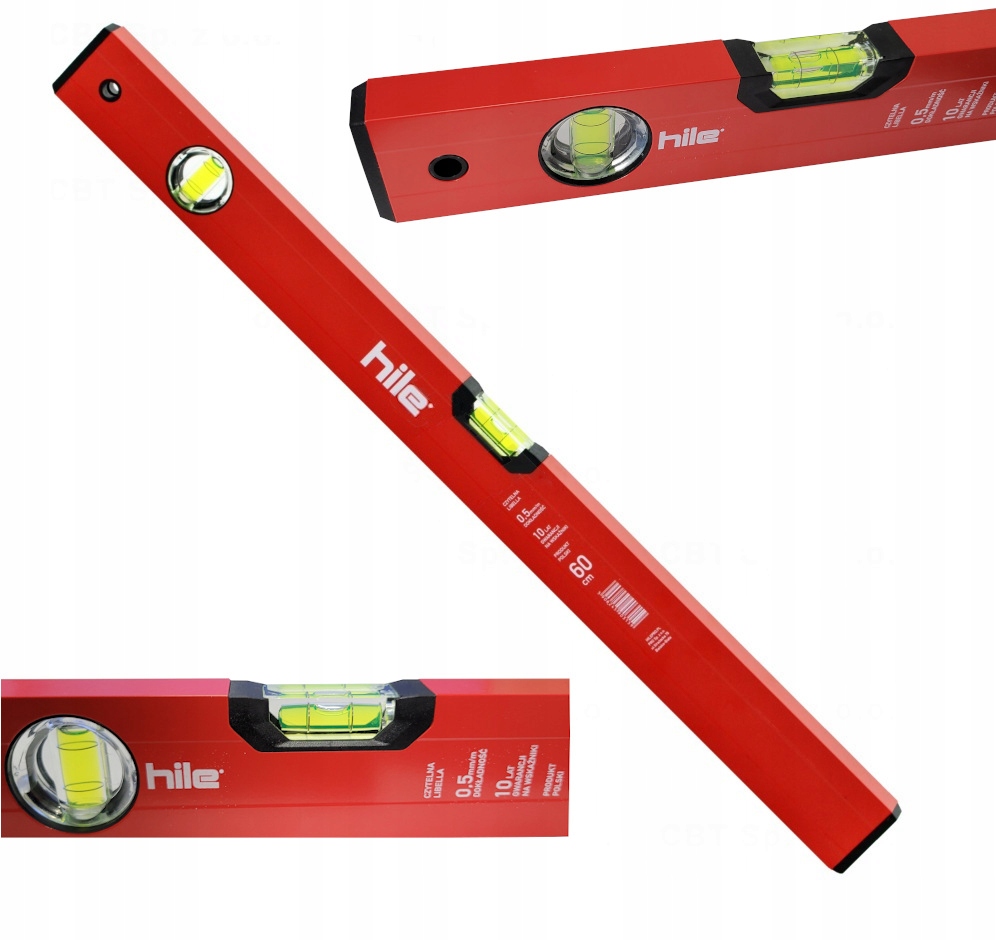 

Poziomnica Poziomica Aluminiowa 60CM Hile Pro