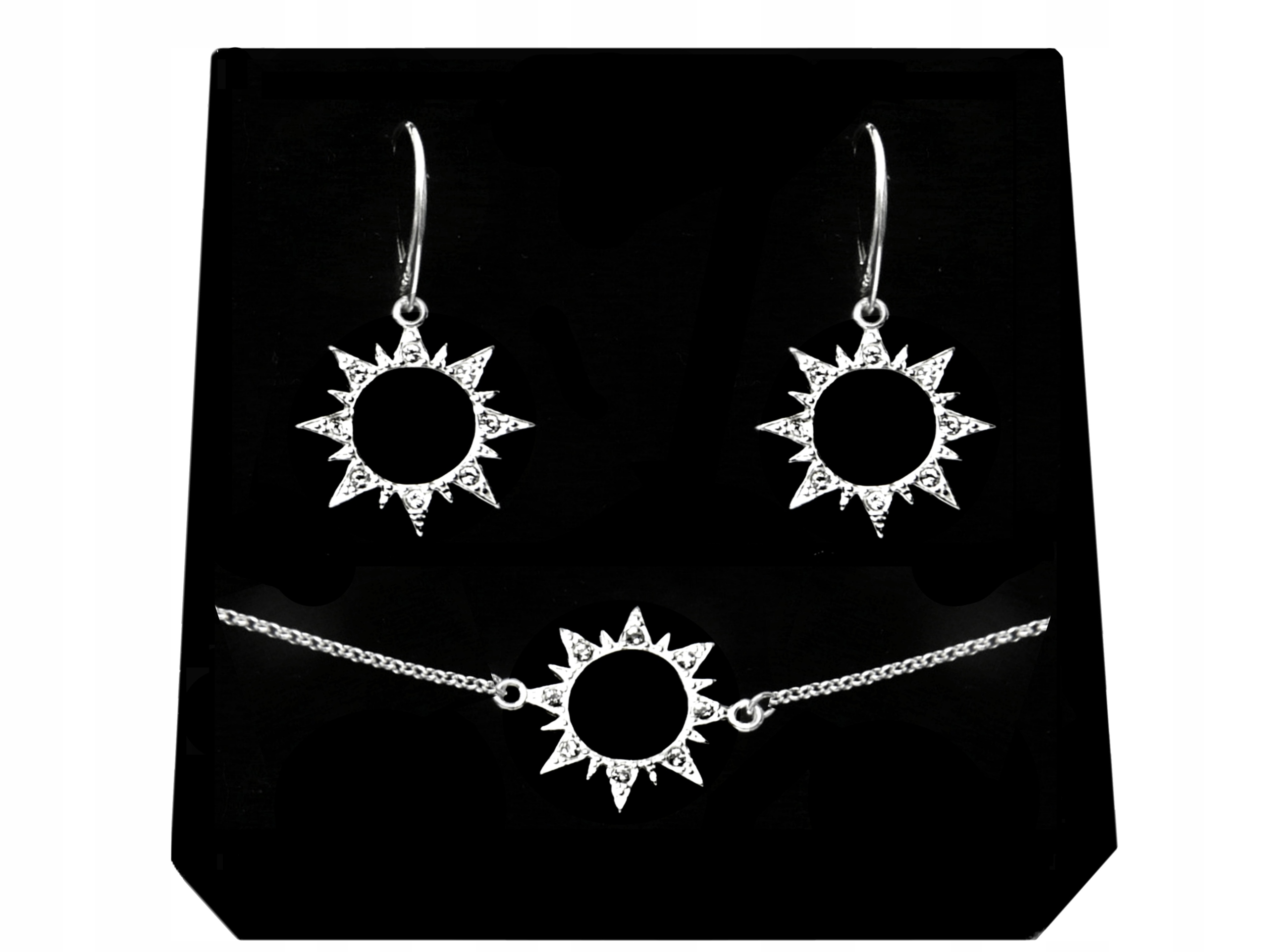 

Komplet Biżuterii Gwiazdka Gwiazda srebro 925