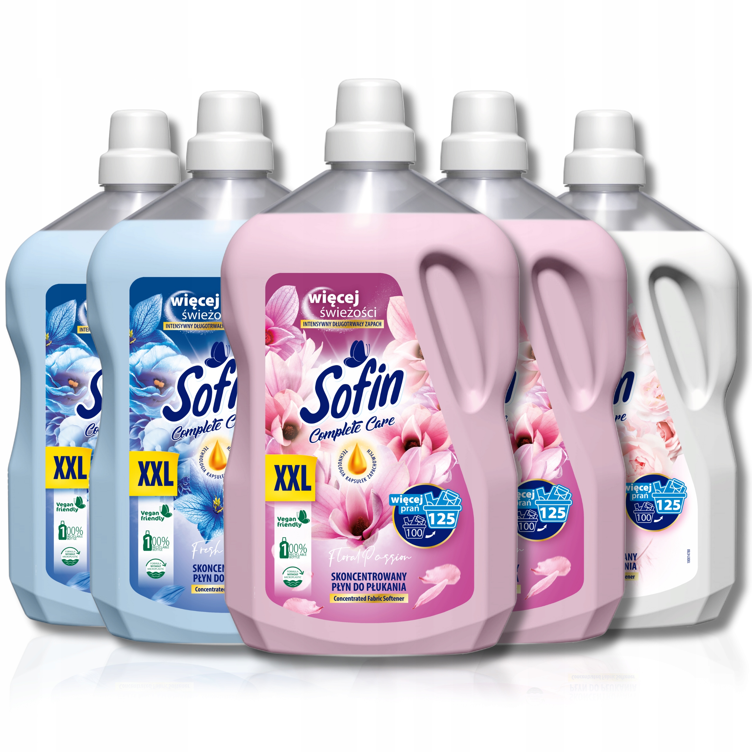 Levně Sofin tekutá aviváž Svěžest Měkkost XXL 2,5 l x 5 ks (500 praní)