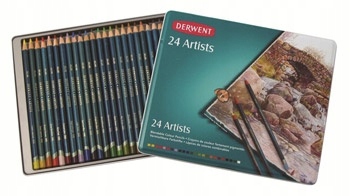 Derwent Pastelky Artists 24 Ks