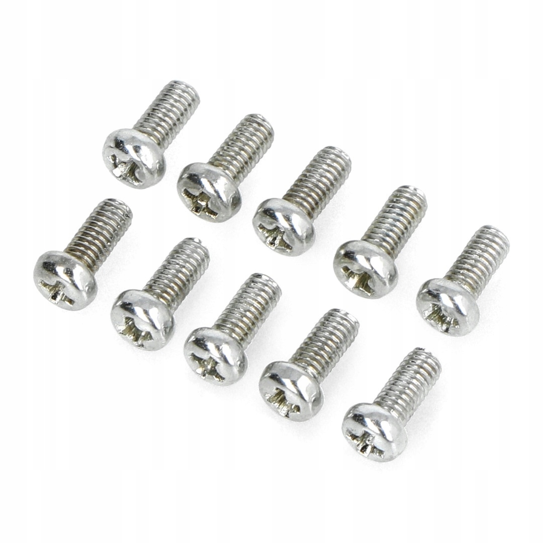 

Śrubki M2,5 długość 6mm 10szt.