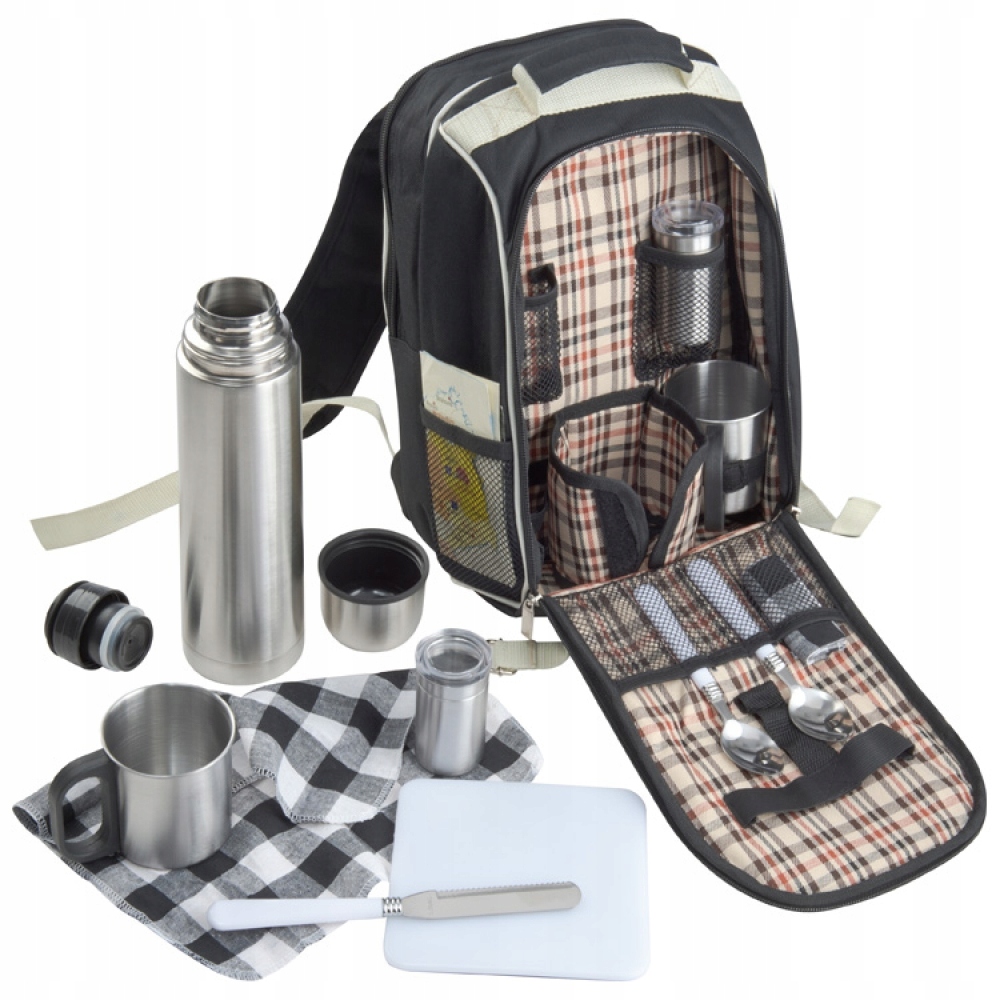 Batoh pro 2 osoby turistická termoska na šálky příbory gift