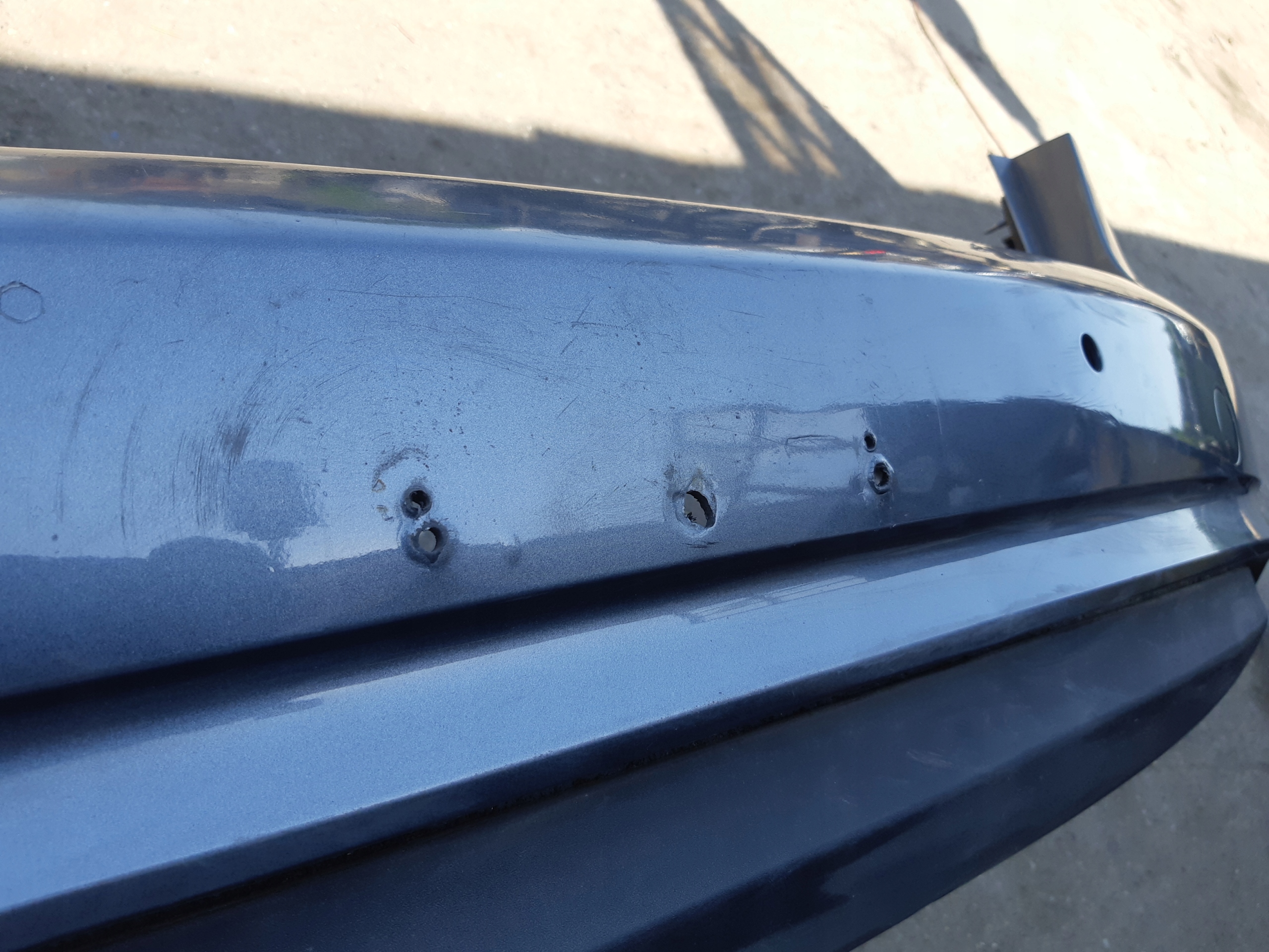 AUDI A4 B8 AVANT KOMBI LX7R bumper rear part rear PDC