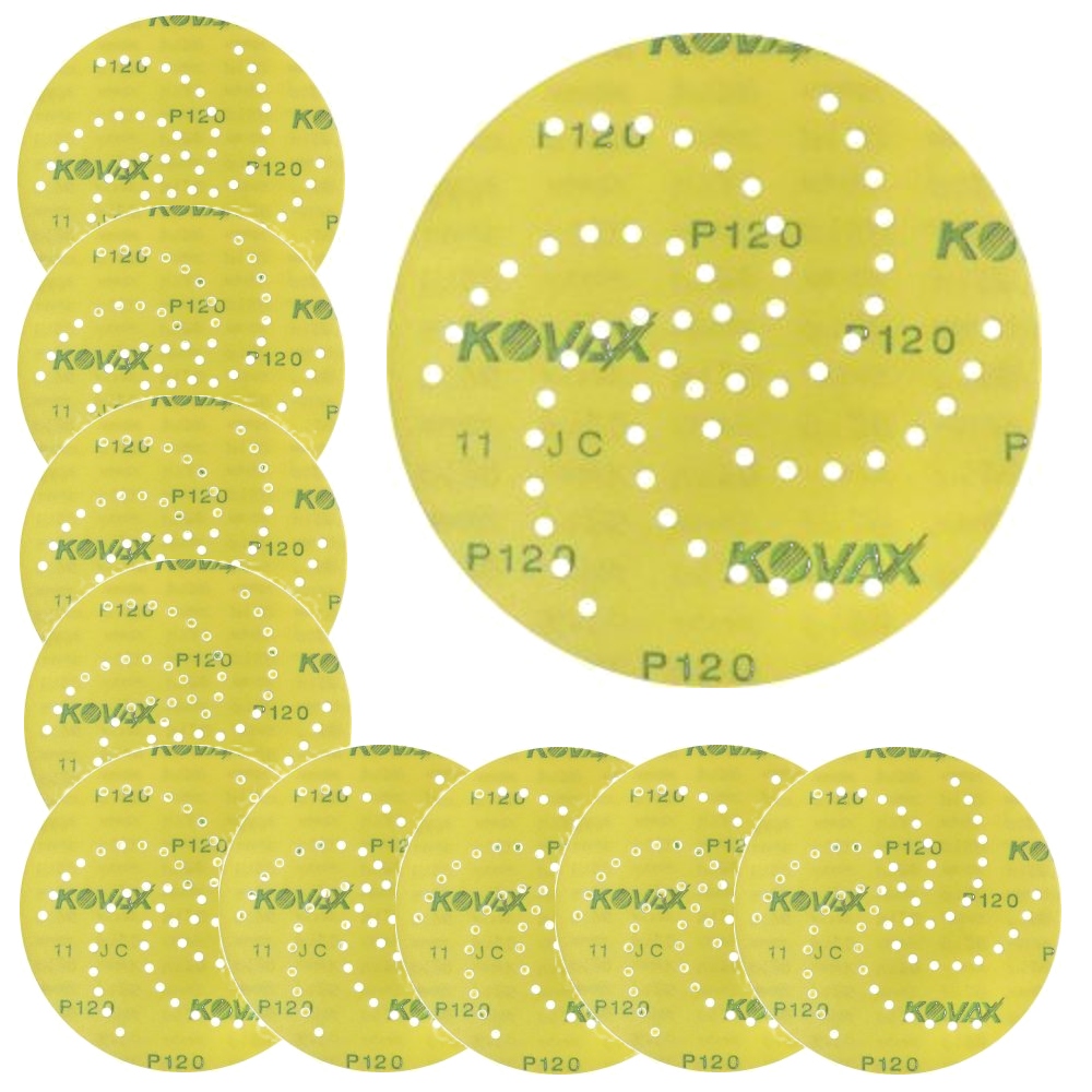 Kovax Maxfilm Krążek Ścierny P400 do szlifierki 150mm na rzep 10 sztuk