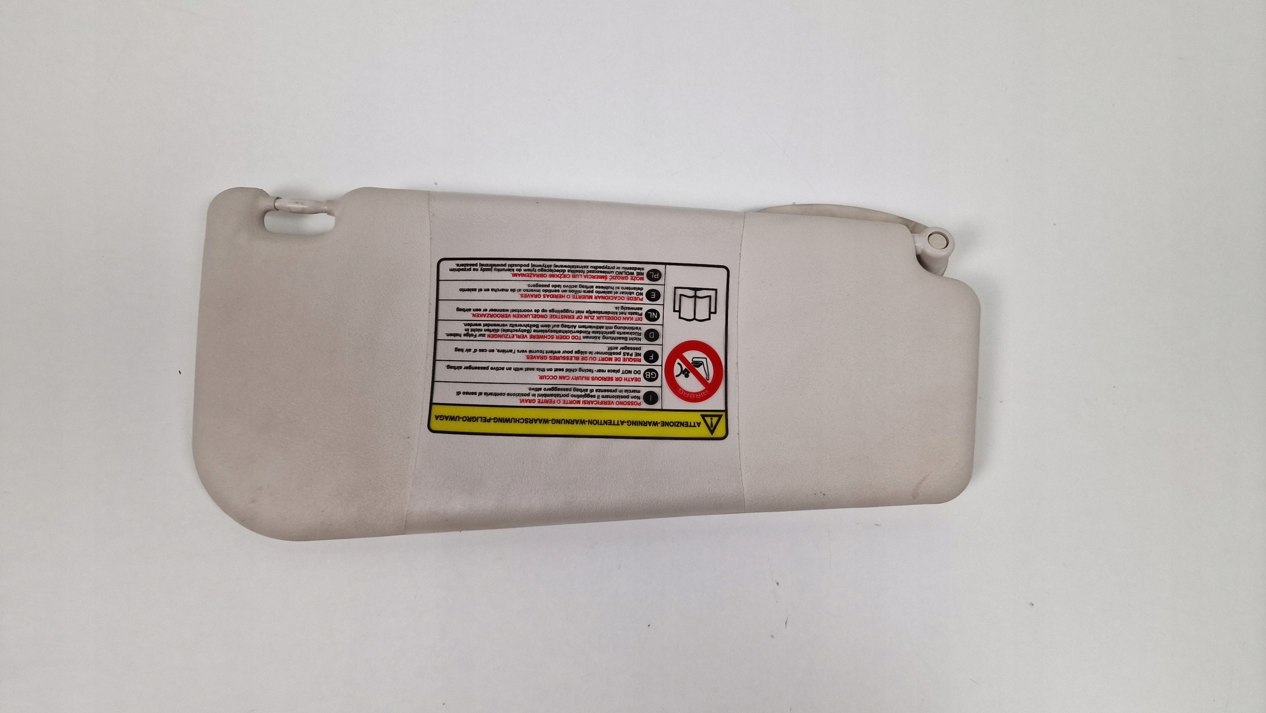 FIAT PUNTO 3 III SŁONECZNIK OSŁONA DASZEK LEWY LEWA ORG.