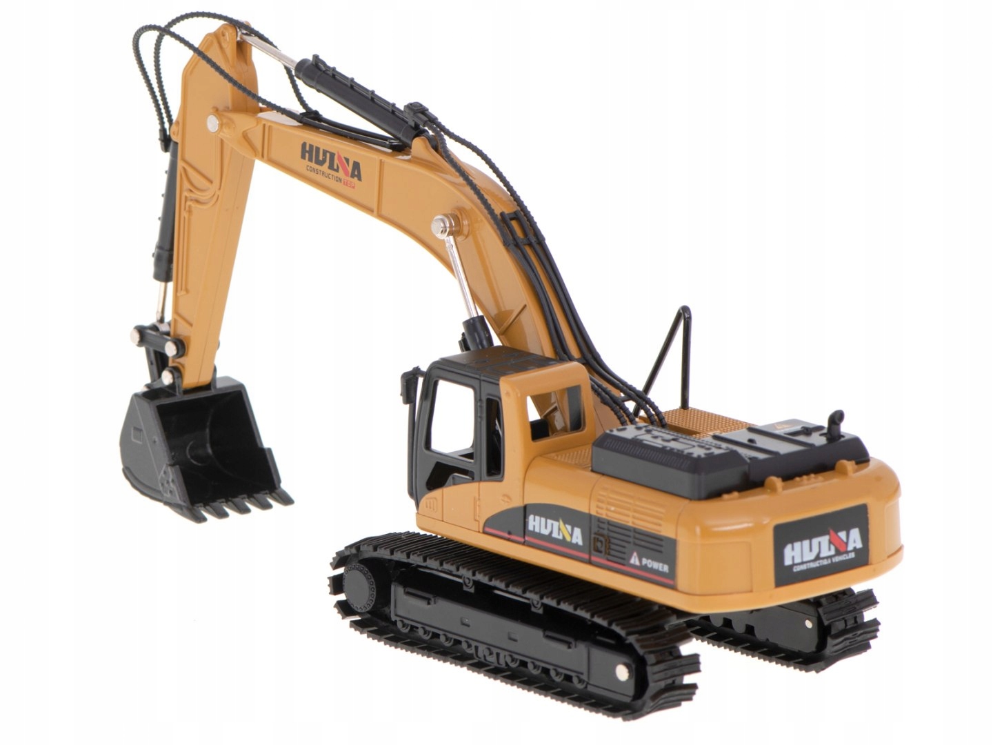 KOPARKA ŁADOWARKA Z ŁYŻKĄ NA GĄSIENICACH MODEL Z METALU H-TOYS 1710 1:50 Model 1710