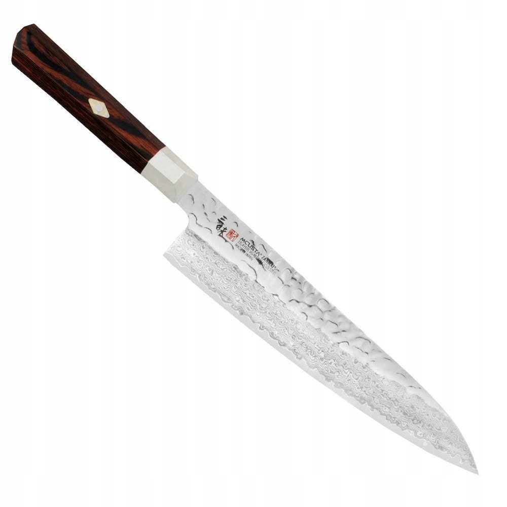 Mcusta Zanmai VG-10 Supreme Hammered Japonský kuchynský nôž šéfkuchára 21 cm