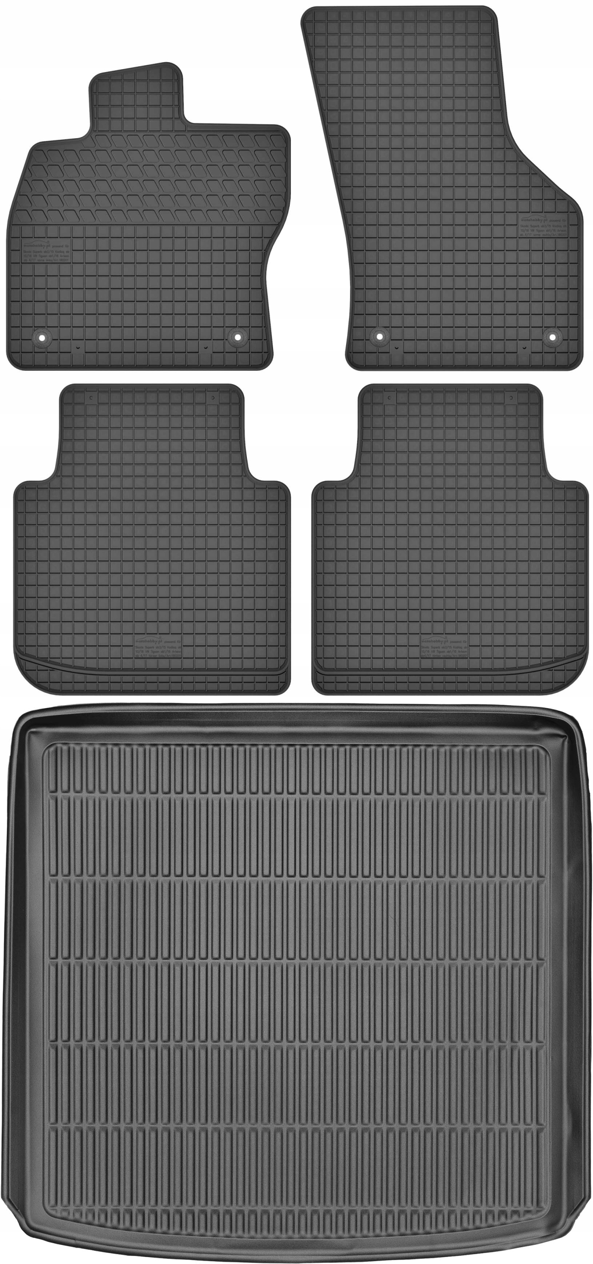 

Vw Tiguan II Allspace Suv 17- Bagażnik + dywaniki