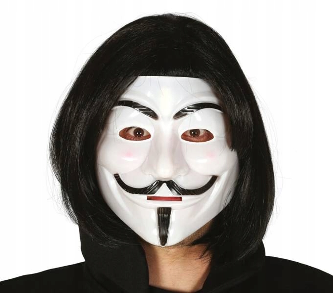 

Maska Anonymous Anonim Biała Filmowa Na Protest