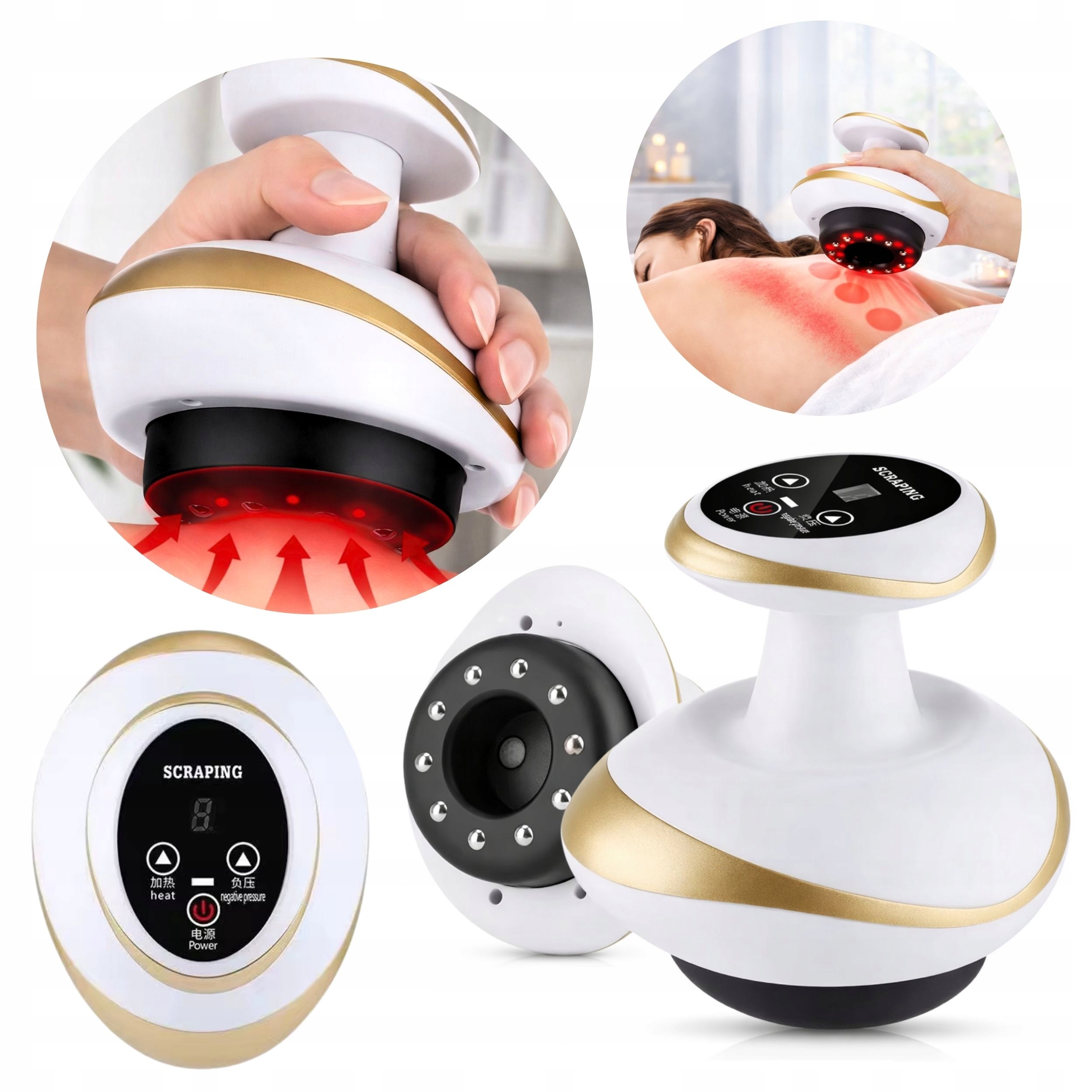 Masażer Antycelulitowy Domowy Do Masażu Wyszczuplający Ciało 18 Poziomów