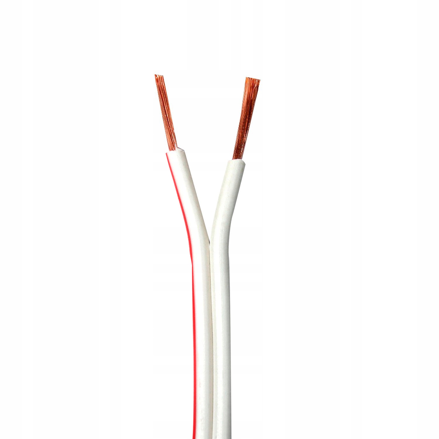 

Kabel Przewód Głośnikowy Miedź 2x0,35 mm Biały Cu