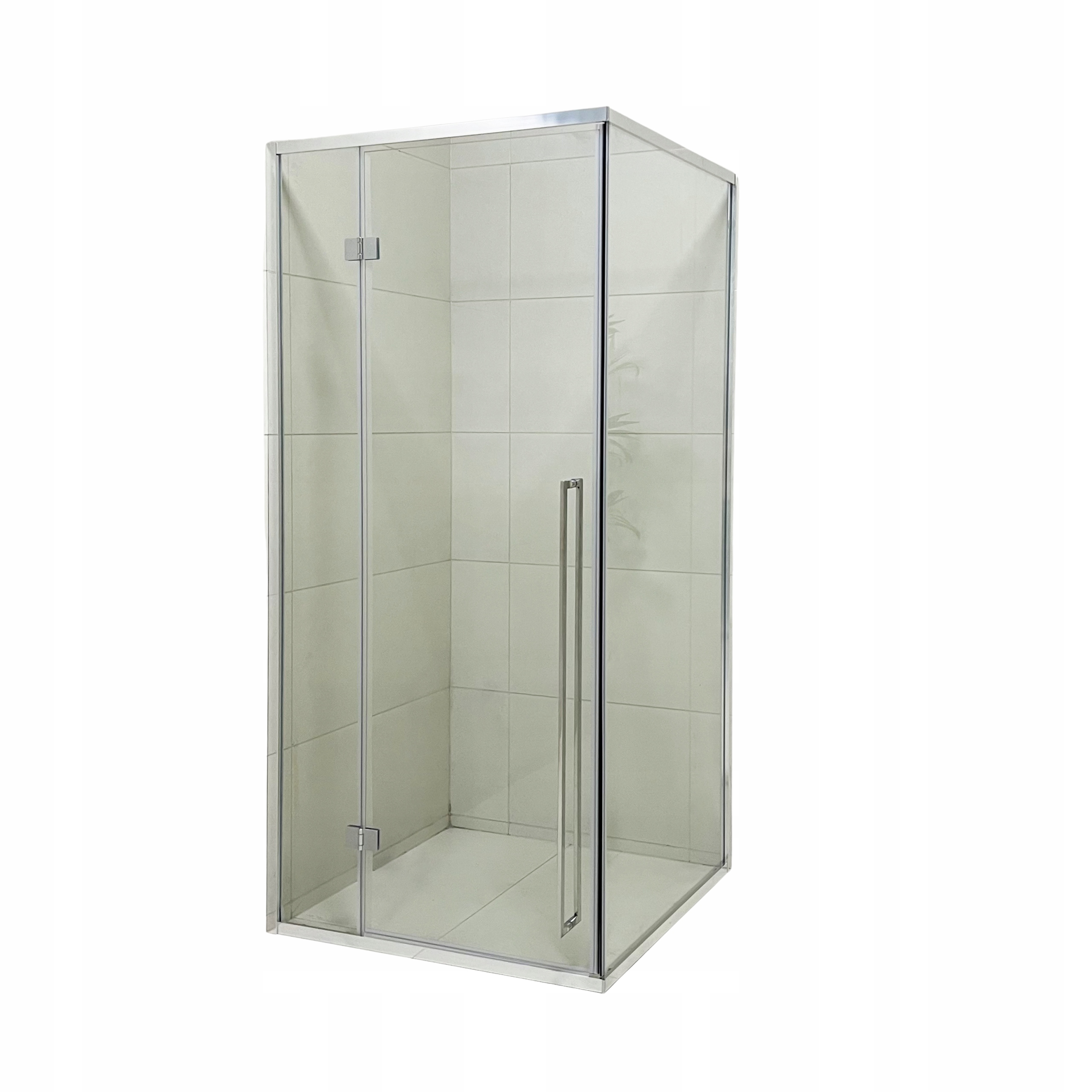 Sprchový kout výklopná 100x100x195 cm rohová Anderson chrom stříbrná