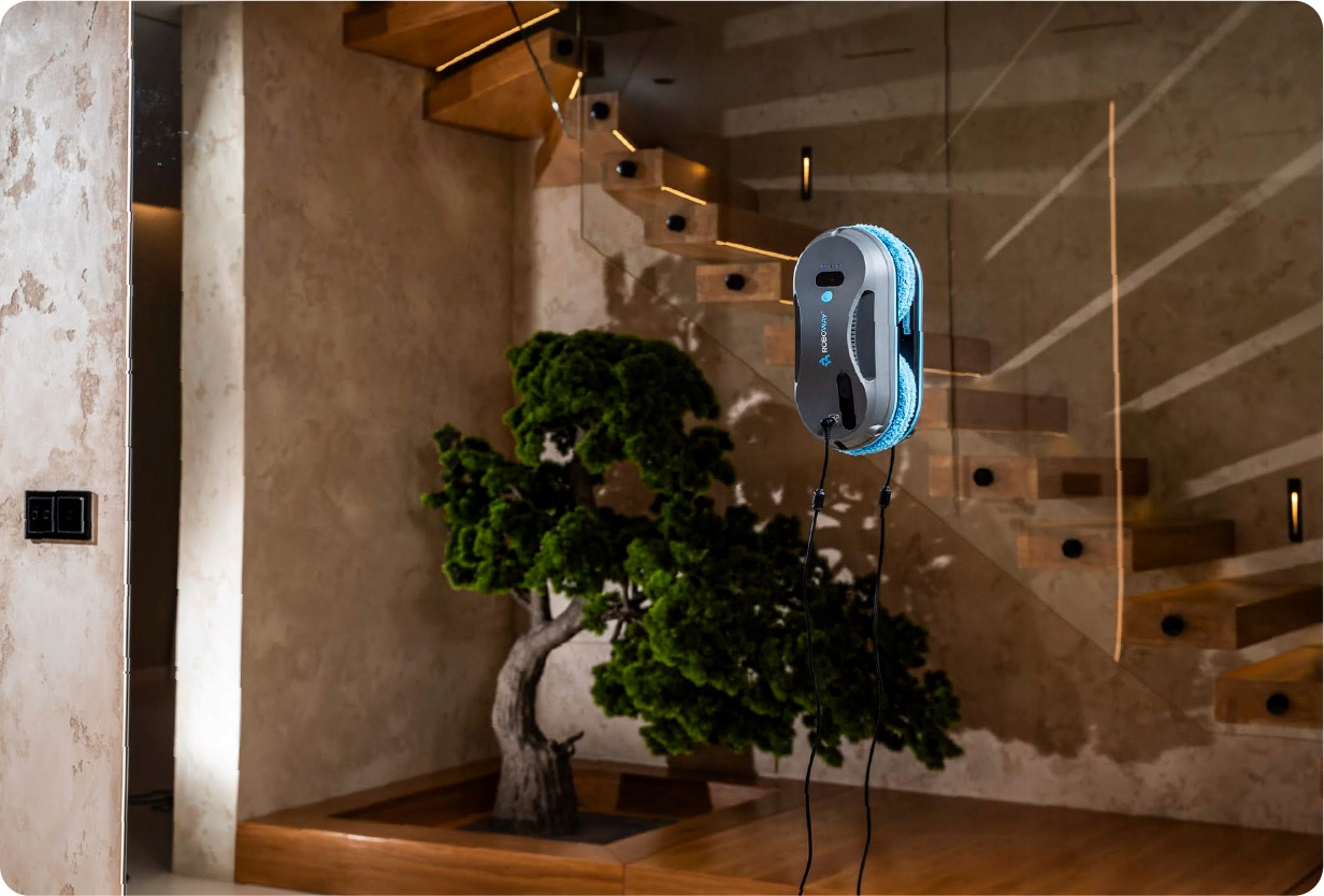 ROBOWAY Розумний робот-мийник вікон автоматичний | 4000 пА | НАБІР | Модель RW-1