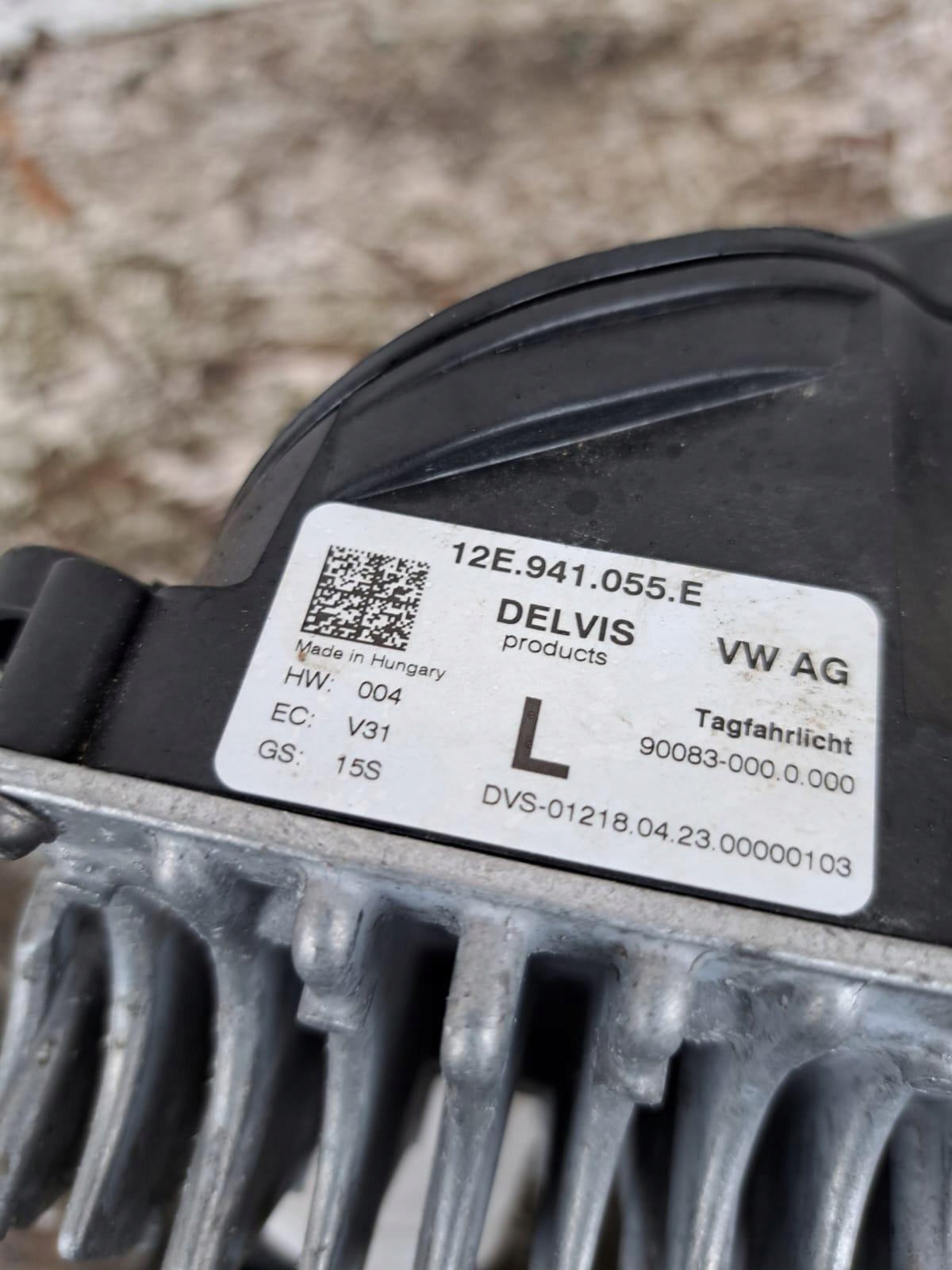 vw UP РЕСТАЙЛИНГ ГАЛОГЕН led левый оригинал