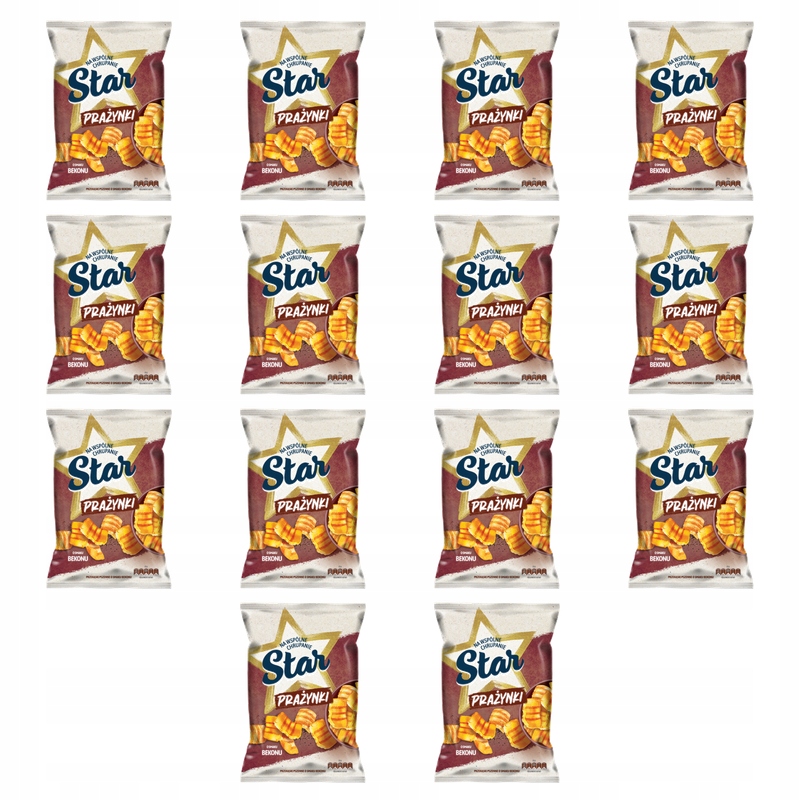 Star Krekry s příchutí slaniny 130 g X14