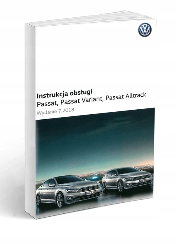 Volkswagen Vw Passat 3 wersje B8 od 2014 Instrukcj