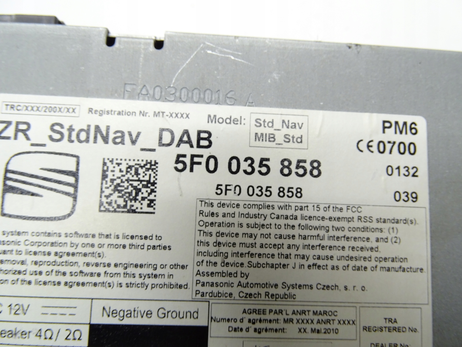считыватель NAVI навигации SD CD seat Leon III 5F0035858