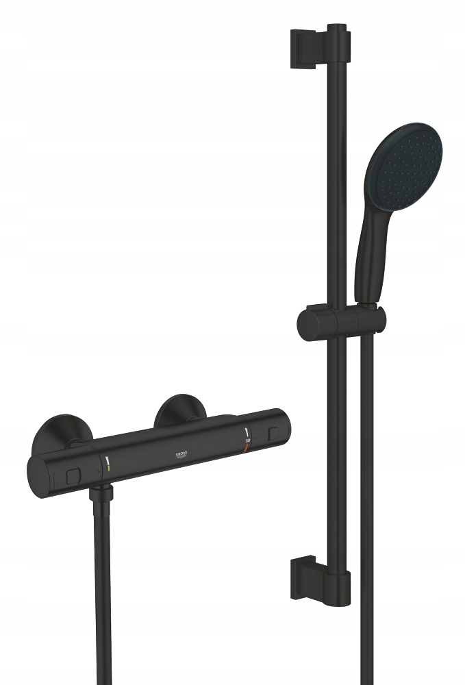 Bateria prysznicowa z Termostatem Grohe Precision Start czarny mat 34597243