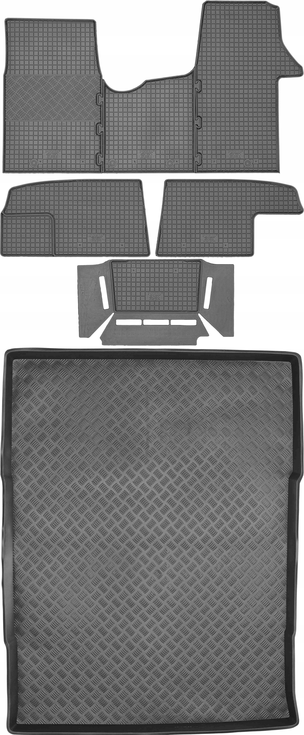 Renault Trafic III Van od roku 2014 Sada Koberce batožinový priestor