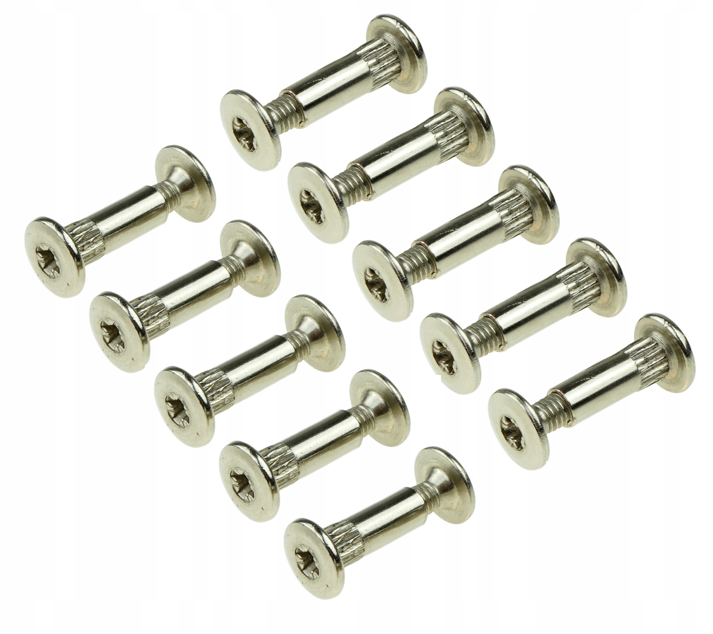 

10 x złącze meblowe fi5 mm M4 (20-25 MM) do szafek