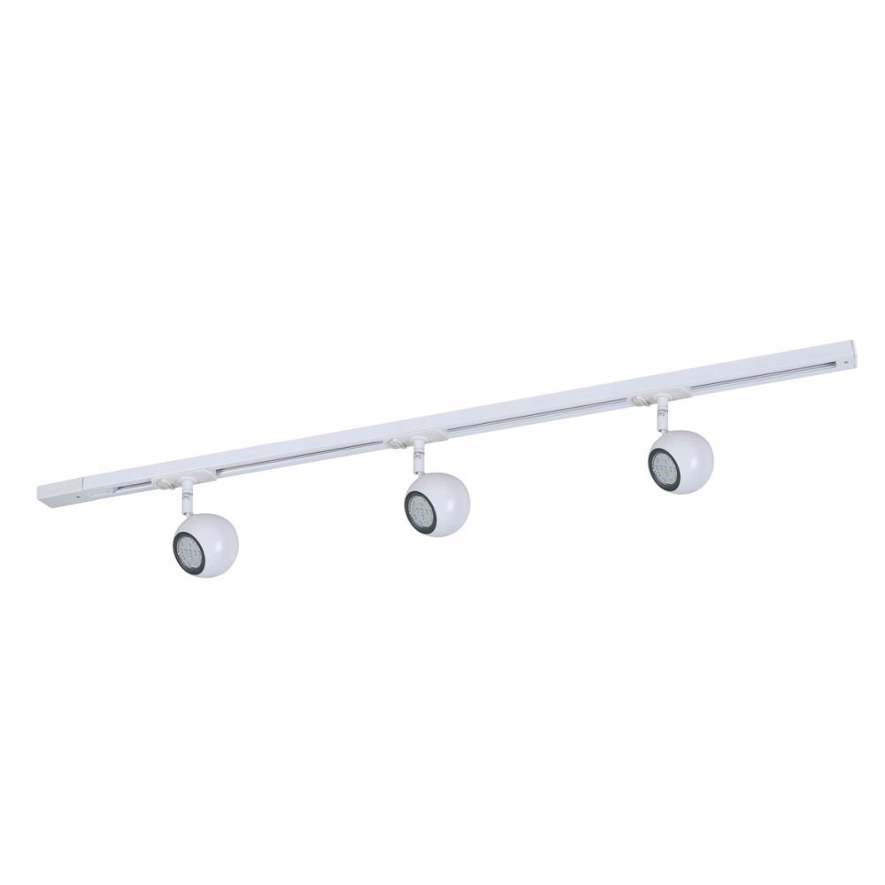Tříbodová spotová kolejnicová lampa Marvi Tr Blake