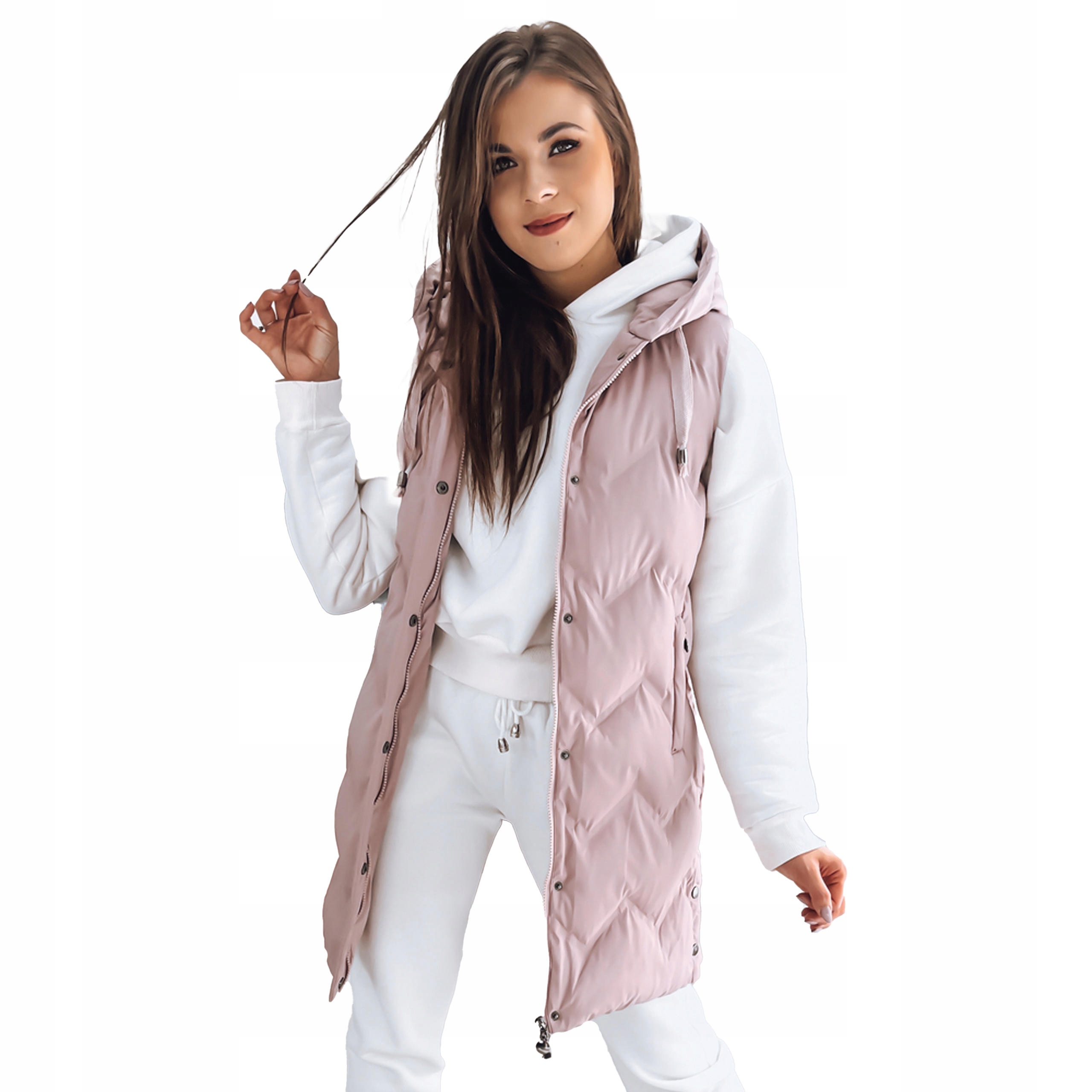 PIKOWANA KAMIZELKA DAMSKA BEZRĘKAWNIK roz. XXL