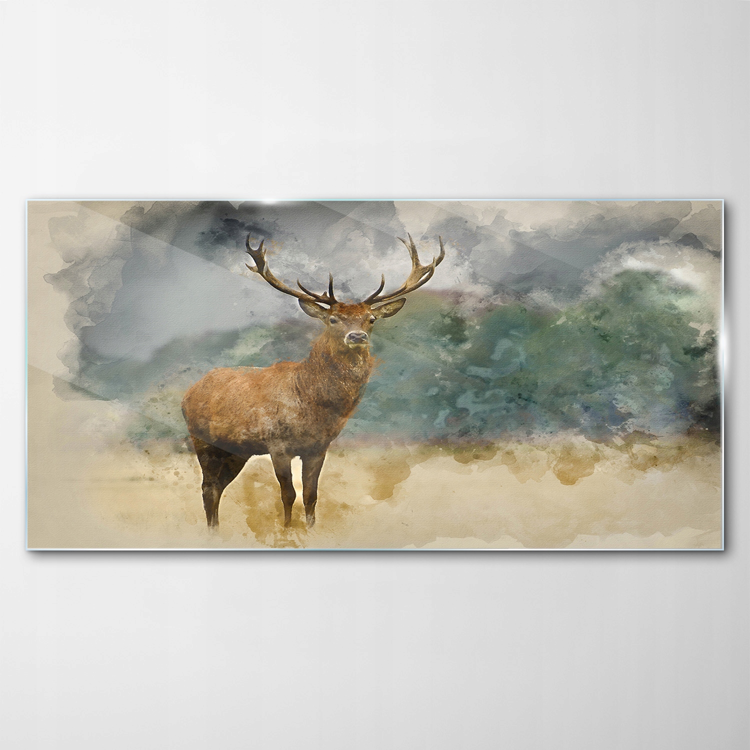 Obraz Sklenený Dekor Lov Jeleň Zvieratá 120x60