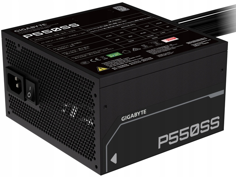 Zasilacz Gigabyte P550SS 550W 80 Plus Silver