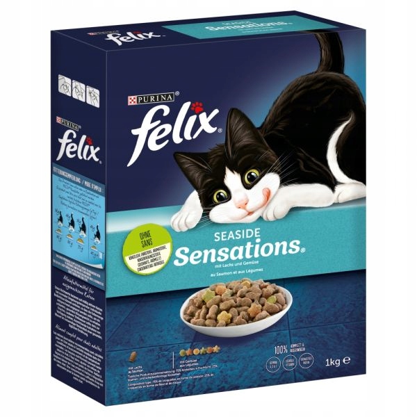 Karma dla kota sucha Felix Seaside łosoś PAKIET EAN (GTIN) 7613032728090