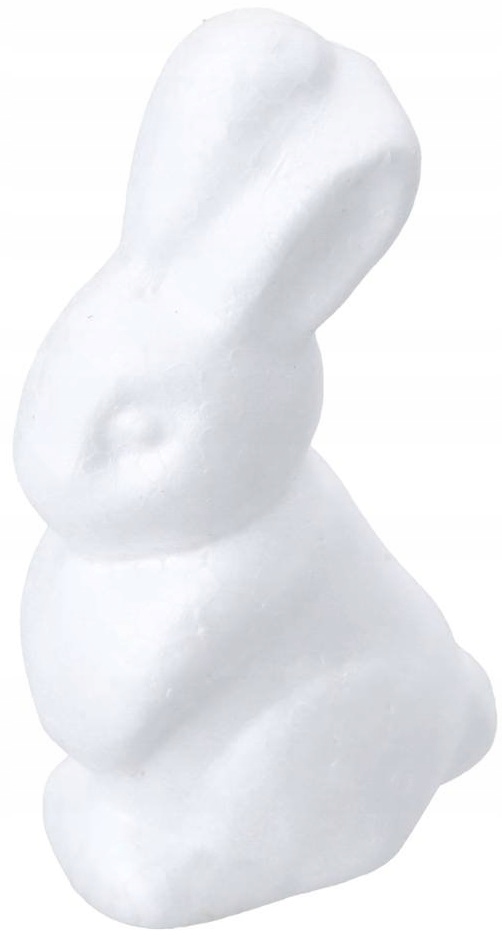 Zajączek Stojący Styropianowy 9 CM Zające Ze Styropianu Królik Na Wielkanoc