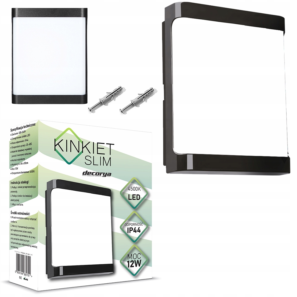 

Kinkiet Led Lampa kinkietowa Elewacyjna Ścienna
