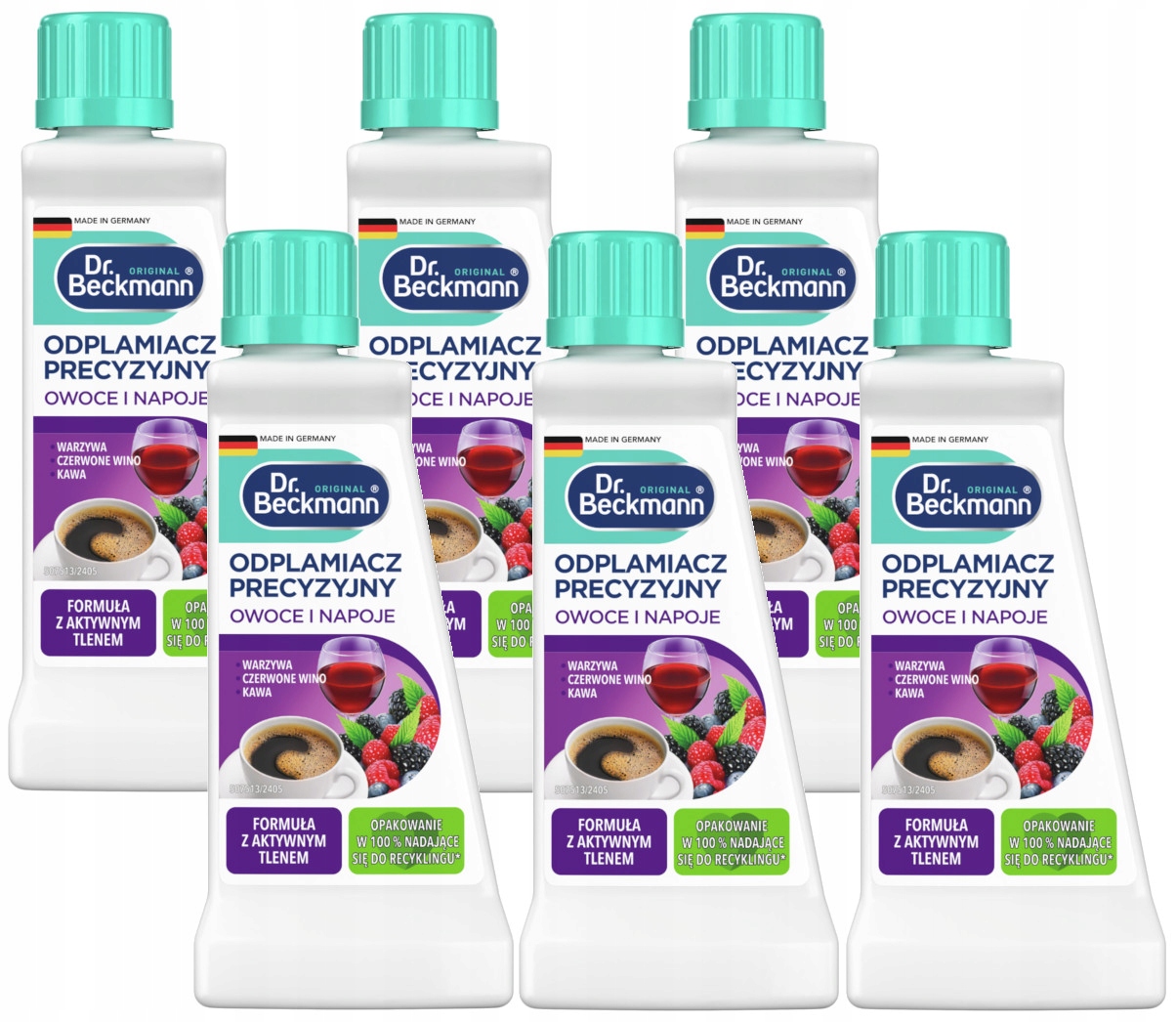 Precizní odstraňovač skvrn Nápoje Víno Káva Zelenina Cola Dr. Beckmann 50 ml 6x