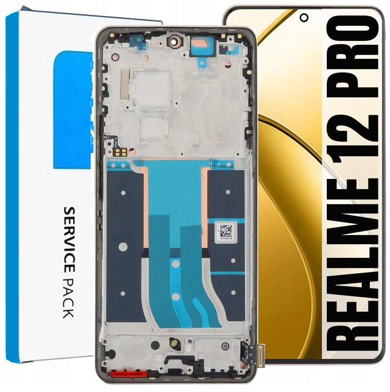 Displej Pro Realme 12 Pro Originál Obrazovka Rámeček Beige
